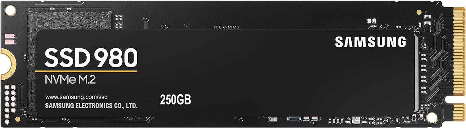 Samsung 980 NVMe M.2 SSD (‎MZ-V8V250BW) - 250GB / 500GB / 1TB / 2TB