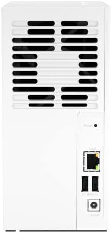 QNAP TS-233-US (2-Bay) Affordable Desktop NAS - White