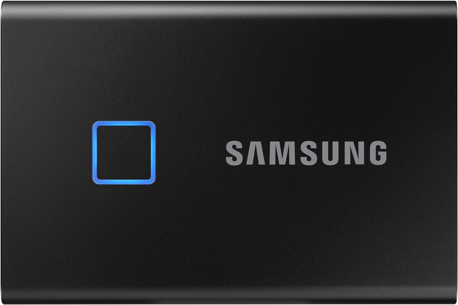 SAMSUNG T7 Touch Portable SSD (MU-PC1T0K/WW) - 1TB / 2TB