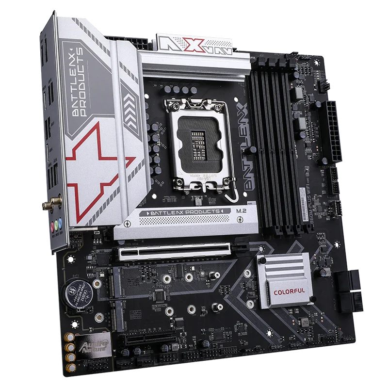 Colorful BATTLE-AX B860M-PLUS WIFI V20 Micro-ATX Motherboard – Intel B860, LGA1700, DDR5, PCIe 4.0, M.2 Slots, WiFi 6, High-Performance Gaming & Productivity Board