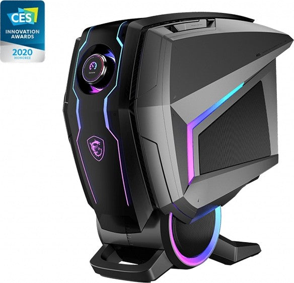 MSI MEG Aegis Ti5 10TD-057AE 10th Gen - Intel Core i9-10900K, 64GB (32G*2) RAM, 1TB HDD + 2TB (1TBx2) SSD, Nvidia GeForce RTX 3070, Gaming PC Window 10 Pro - Black | 9S6-B93111-057