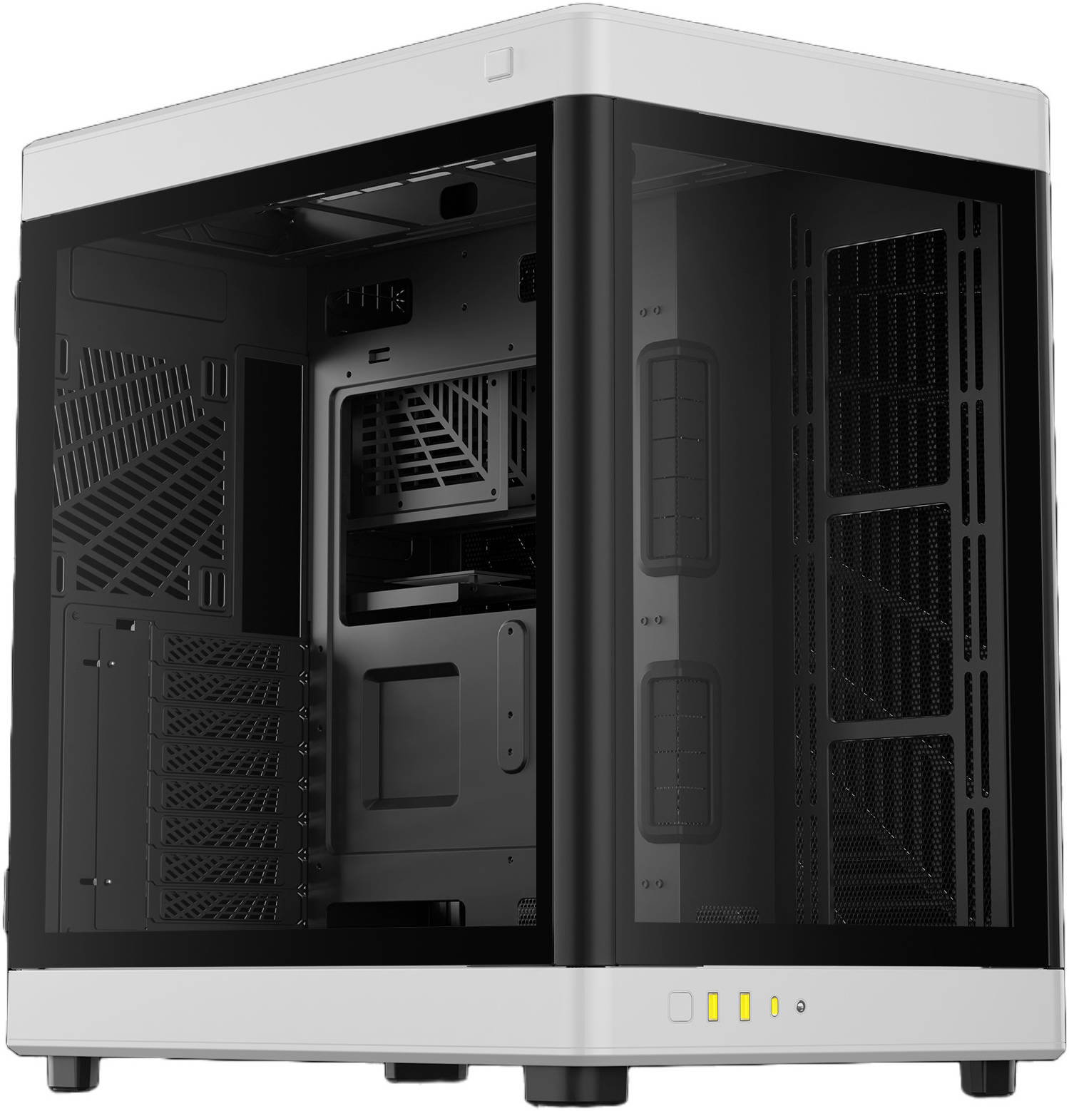 GAMDIAS NESO P1 Black Full Tower Gaming Case – Tempered Glass, High Airflow, ATX/E-ATX Compatible