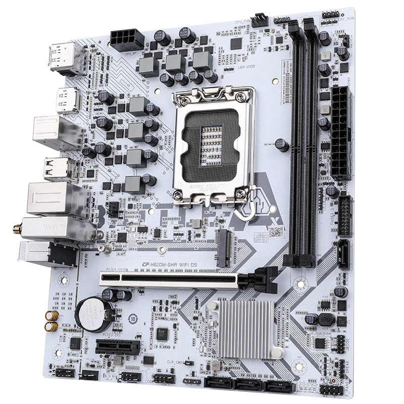 Colorful BATTLE-AX H610M-GHA WIFI D5 V20 Micro-ATX Motherboard – Intel H610, LGA1700, DDR5, PCIe 4.0, M.2 Slots, WiFi 6, High-Performance Gaming Board