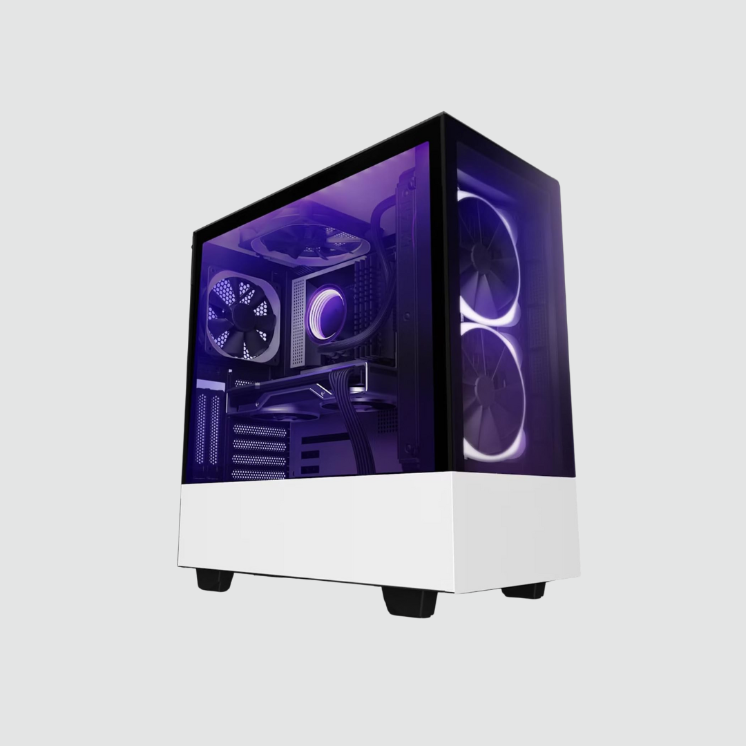 1st Wave Xtreme Workstation PC - Intel Core i9-14900KS, 64GB DDR5 RAM, 1TB NVMe SSD + 2TB HDD, ASUS RTX4060 8GB Graphics - Win11 Pro, 1+1 Year Warranty For 3D Modelling, Deep Learning (White)