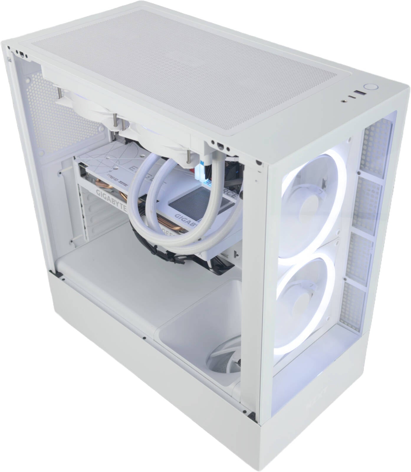 Elite R7 Gaming PC - AMD Ryzen 7 8700F 8 Cores 16 Threads, NVIDIA RTX 4070 12GB, 16GB DDR5 RAM 5600MHz, 1TB SSD Gen 4, 650W 80 PLUS PSU, 240mm Liquid Cooler, Wi-Fi + BT