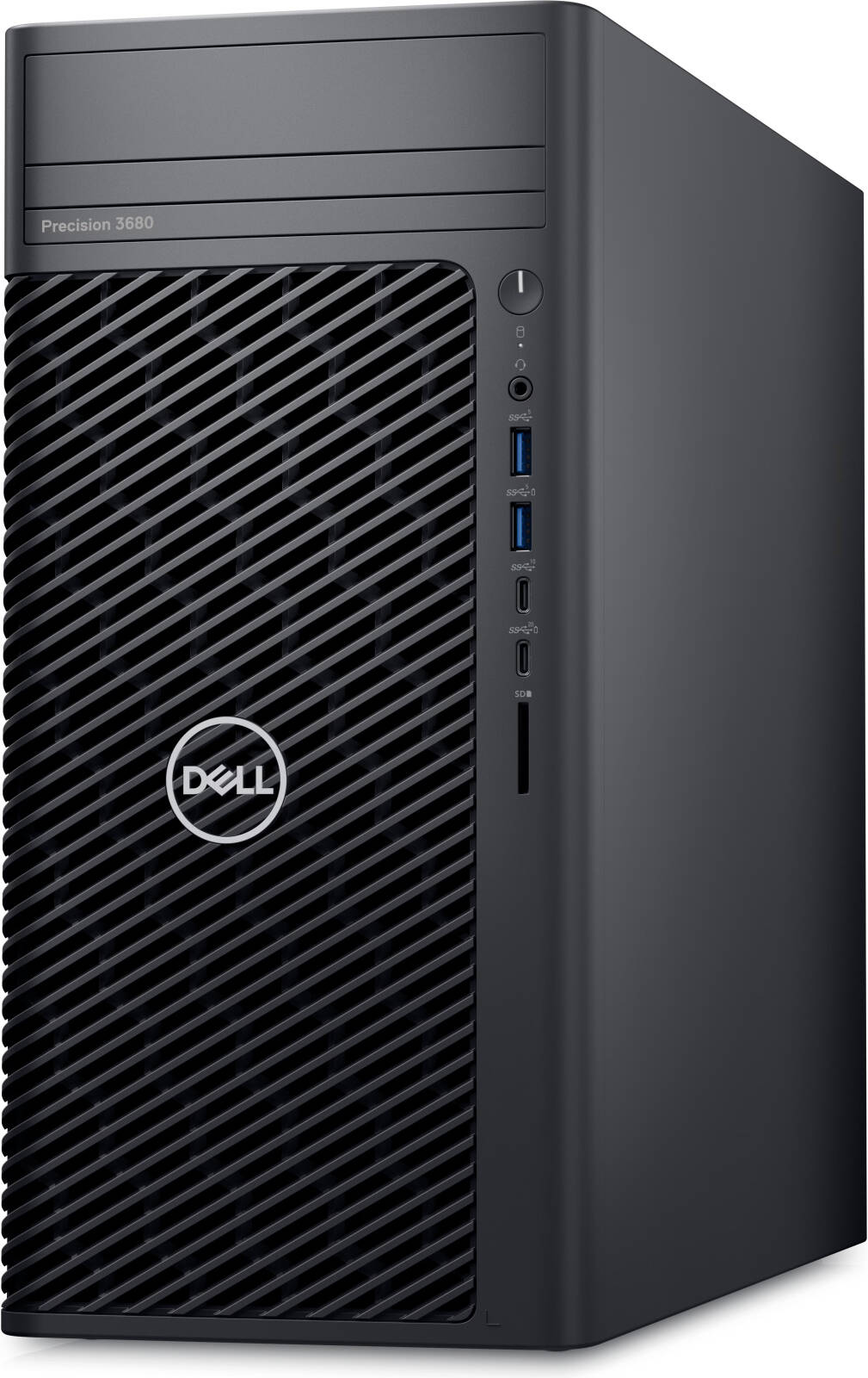 Dell Precision 3680 Tower Workstation, Intel Core i7-14700K, 16GB RAM, 1TB SSD, NVIDIA T400 4GB Graphics, Dell KB216 Keyboard & MS116 Mouse, Intel Ethernet I219-LM, Win11Pro, Black | Precision-3680