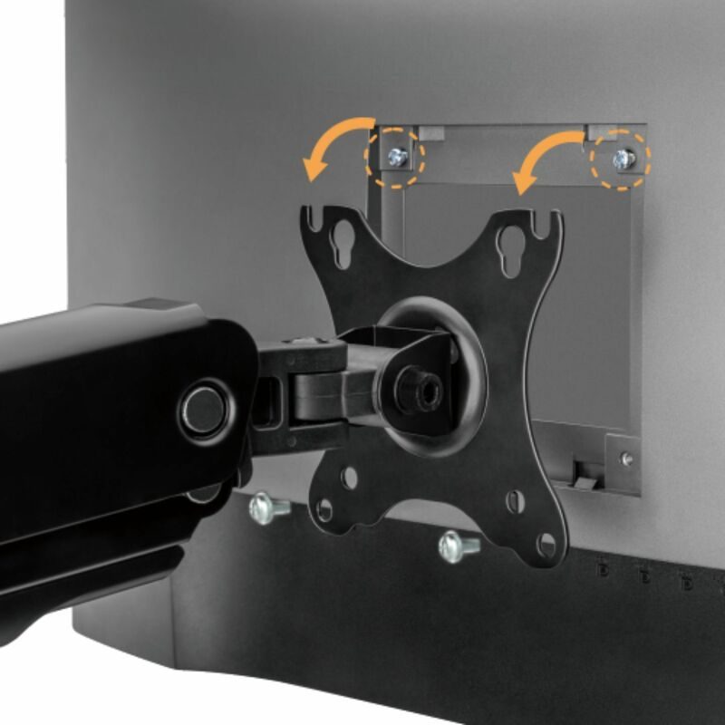 Monitor stand Brateck LDT60-C012 single arm mechanical spring Heavy Duty