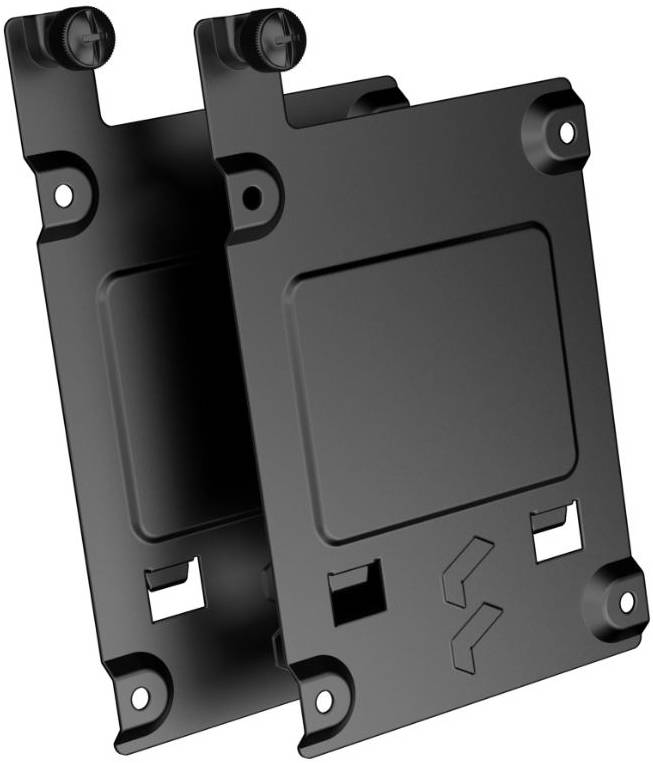 Fractal Design SSD Bracket Kit Type-B – Dual Pack, Black, Easy Installation for 2.5" Drives