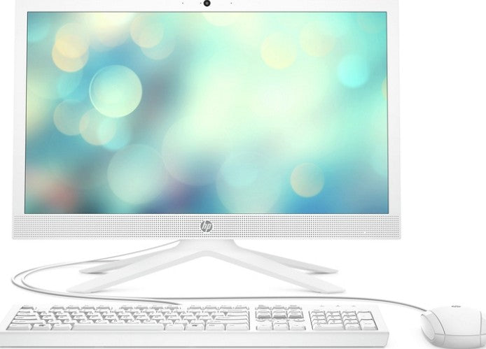 HP 21B-0038NH AIO 20.7" Non Touchscreen PC, 1920 x 1080 Resolution, 10th Gen Intel Core i3-1005G1, UHD Graphics, 4GB RAM, 1TB SATA HDD, Webcam, DOS, White | 21B-0038NH
