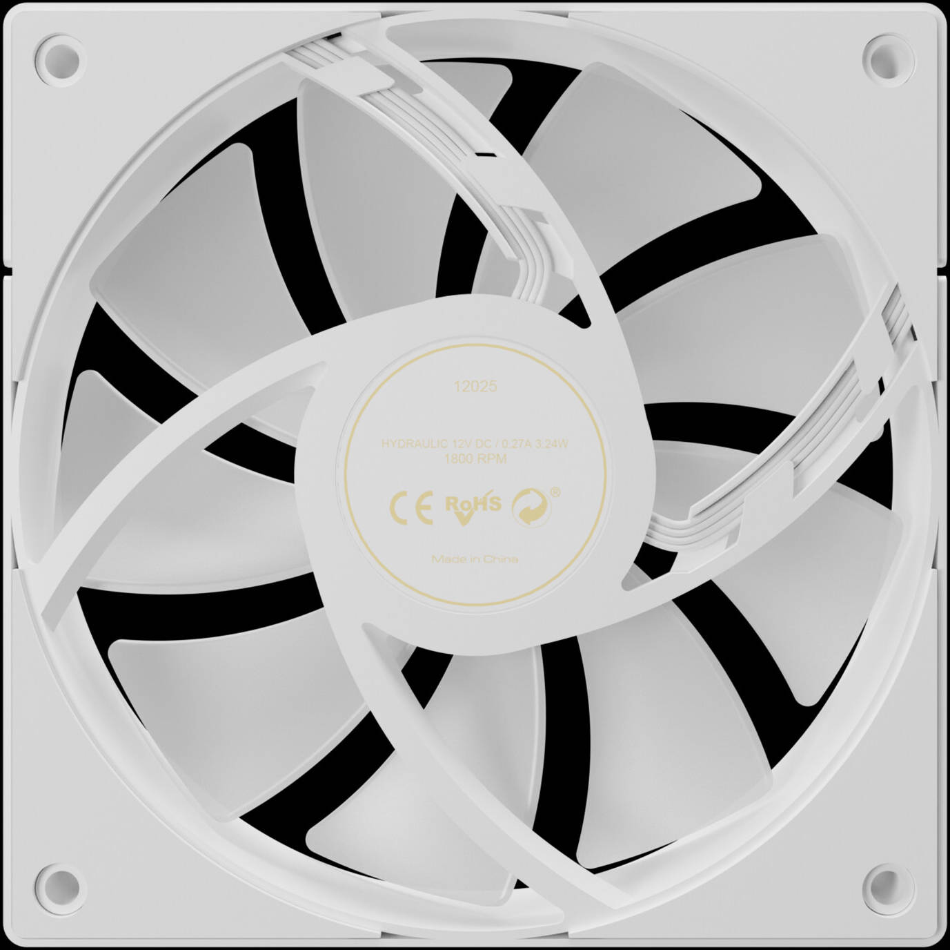 GAMDIAS CHIONE E4-360 White RGB Liquid CPU Cooler – 360mm High-Performance Water Cooling System