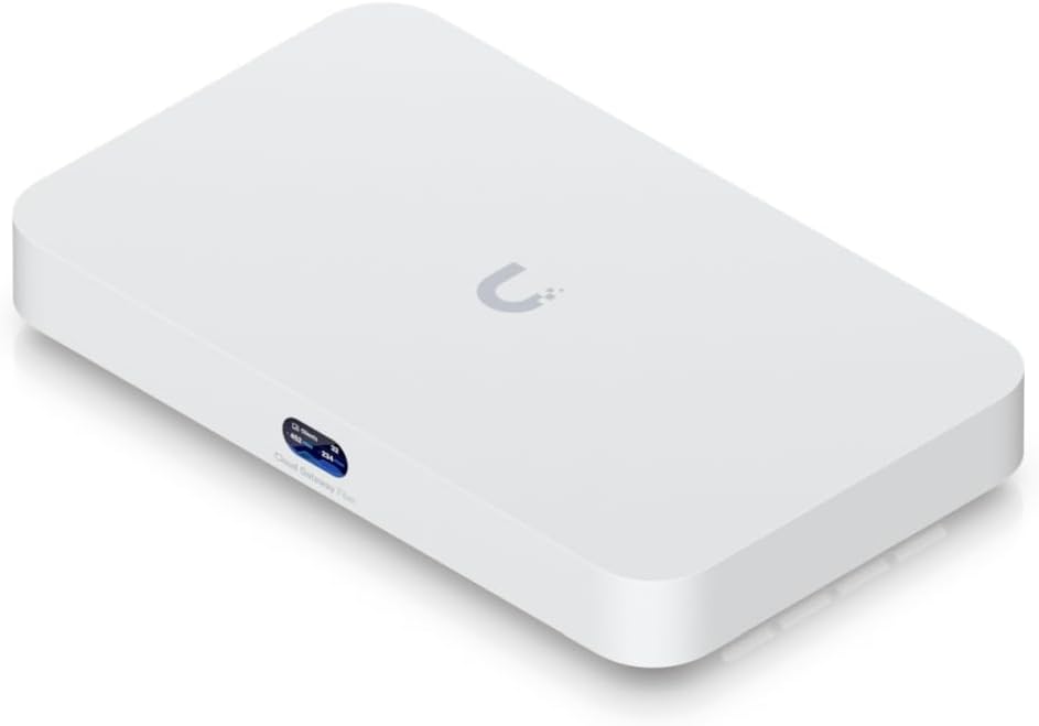 Ubiquiti UCG-Fiber – High-Speed Fiber Networking Gateway, 10G SFP+ Ports, Enterprise-Grade Router, Secure & Scalable, PoE Compatible, Indoor/Outdoor Use