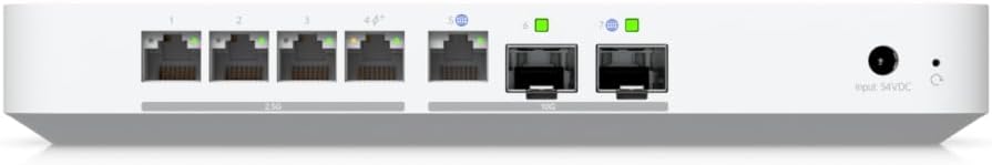 Ubiquiti UCG-Fiber – High-Speed Fiber Networking Gateway, 10G SFP+ Ports, Enterprise-Grade Router, Secure & Scalable, PoE Compatible, Indoor/Outdoor Use