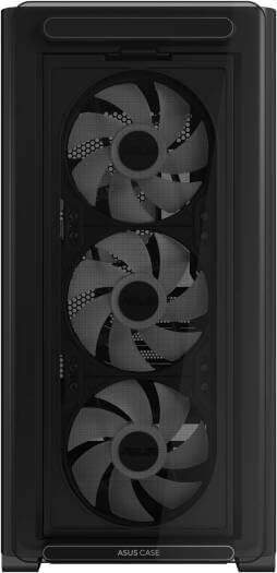 ASUS A23 Plus Mid-Tower PC Case – Black with Tempered Glass & ARGB Fans, ATX / Micro-ATX / Mini-ITX Compatible