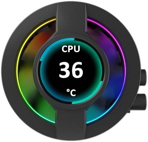 GAMDIAS CHIONE P3-240U RGB AIO Liquid CPU Cooler – 240mm High-Performance Water Cooling System