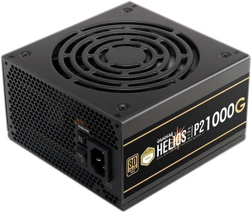 GAMDIAS HELIOS P2-1000 80+ Gold Gen 5 Fully Modular Power Supply – 1000W High-Efficiency PSU