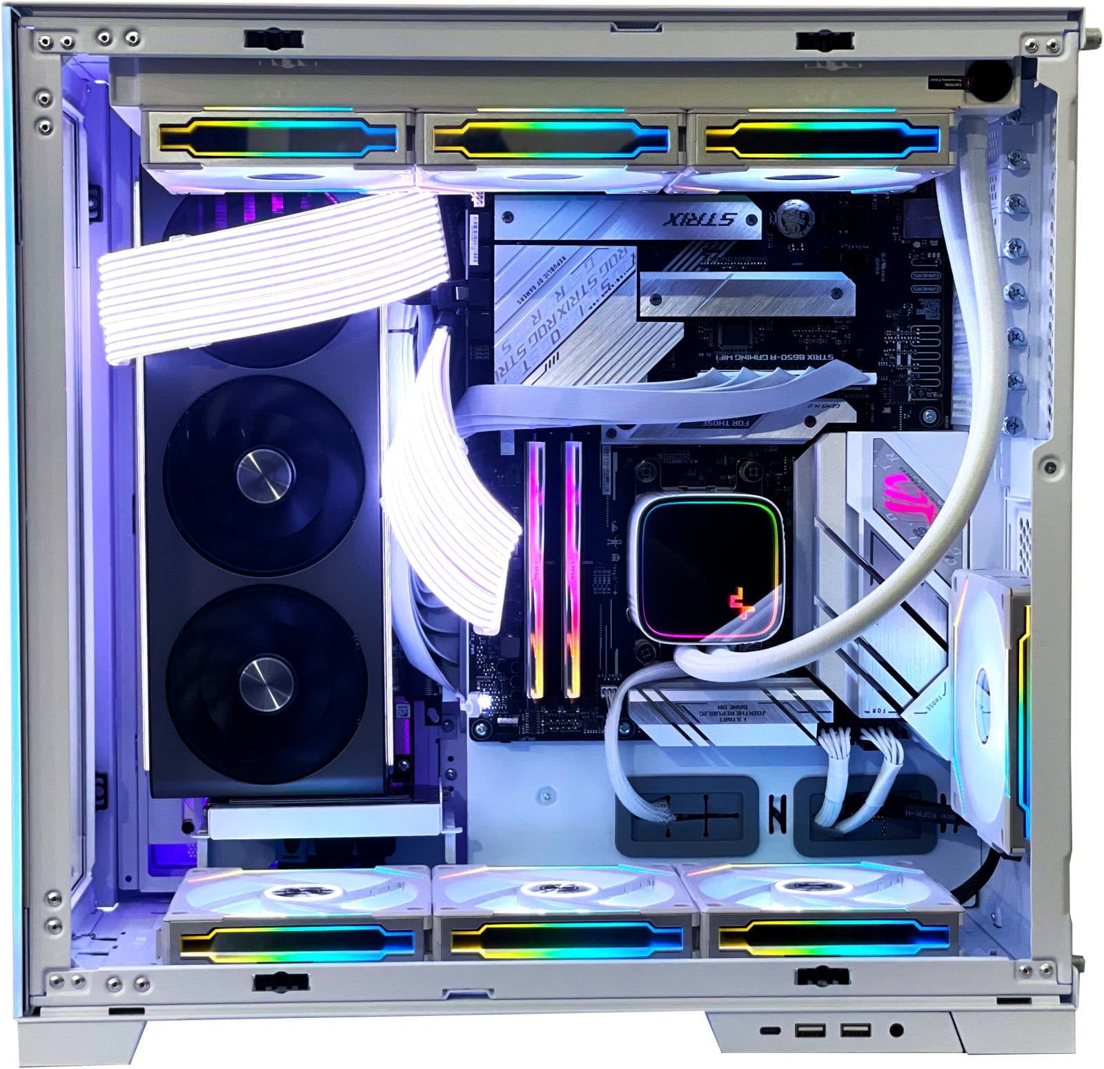 Extreme Gaming PC - AMD Ryzen 7 7700X 8 Cores 16 Threads, AMD Radeon RX 6900 XT 16GB, 32GB DDR5 RAM 6000MHz, 2TB SSD Gen 4, 1000W 80 PLUS Gold PSU, 360mm Liquid Cooled, Wi-Fi + BT