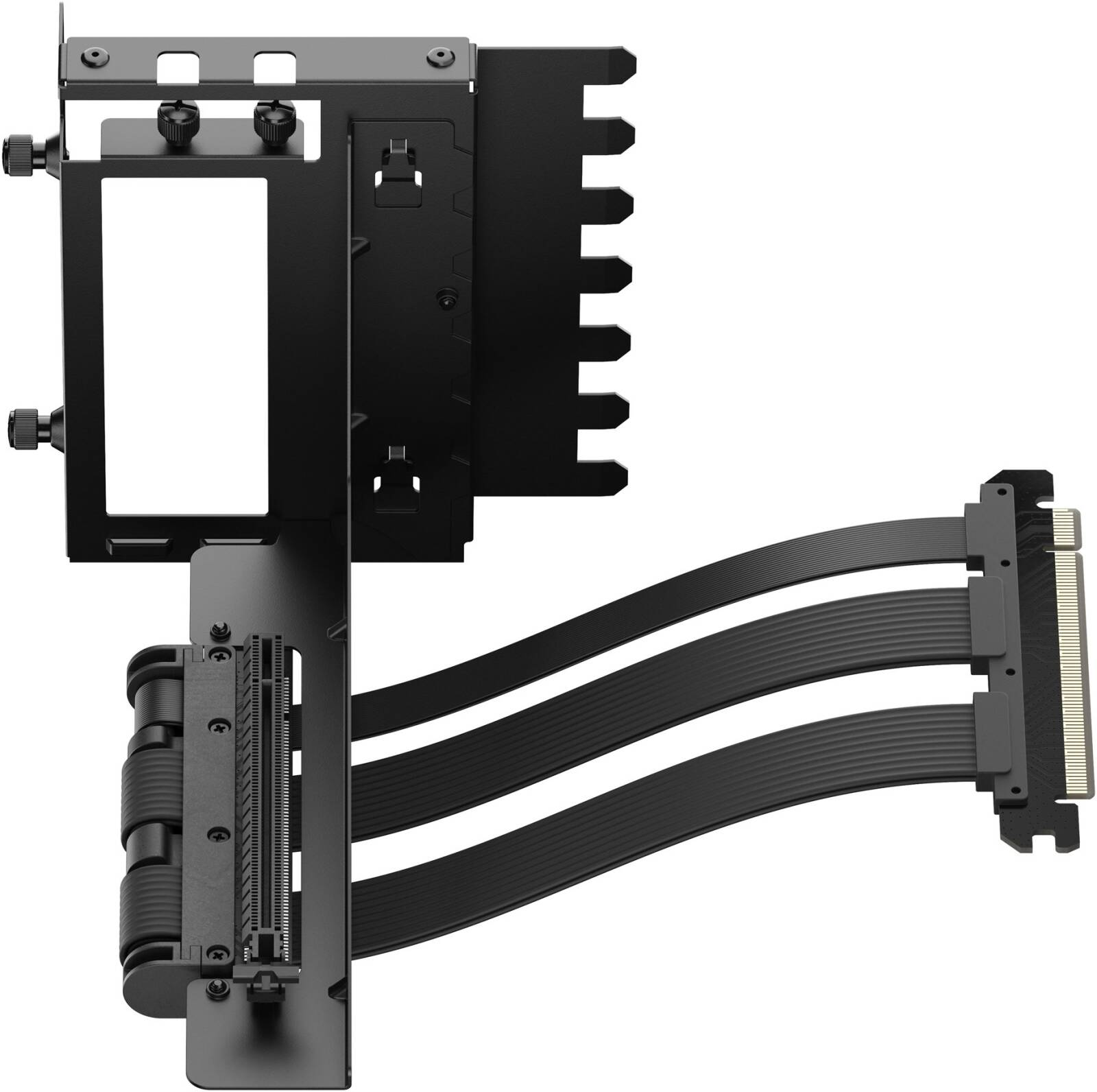 Fractal Design Flex 2 PCIe 4.0 Black Mount Kit – Vertical GPU Mount for Enhanced Display & Cooling