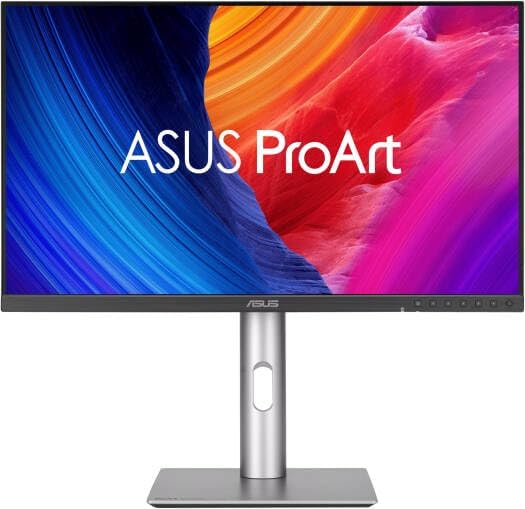 ASUS PA27JCV 27" Professional Monitor – 5ms Response, DisplayPort + HDMI + USB-C + USB Hub + Built-in Speakers, Black