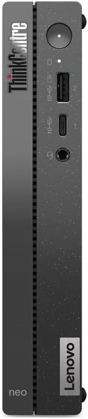 Lenovo ThinkCentre Neo 50q Gen 4 Tiny Mini PC, Intel Core i5-13420H, 8GB SO-DIMM RAM, 512GB SSD, Integrated Intel UHD Graphics, FreeDOS, Black | 12LN003PGP