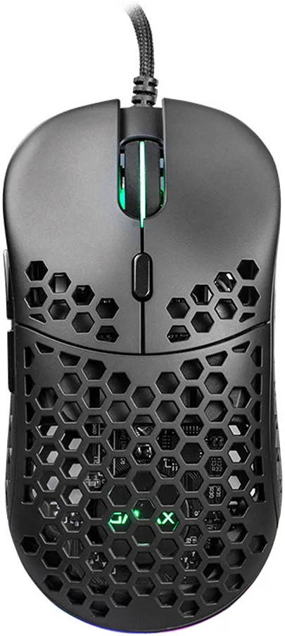 GALAX SLIDER-05B Gaming Mouse – Up to 10,000 DPI Optical Sensor, RGB Illumination, 6 Programmable Macro Buttons, Braided USB Cable, Ergonomic Wired PC Gaming Mouse