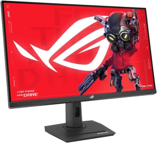 ASUS ROG Strix XG32UCG Gaming Monitor – 32", 4K UHD, 0.3ms Response, DisplayPort + HDMI + USB-C, Black