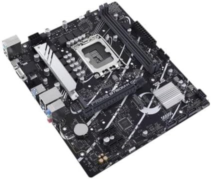 ASUS Prime B760M-K D4 Motherboard – LGA1700, Intel B760 Chipset, DDR4, USB 3.2 Gen 1, Micro-ATX