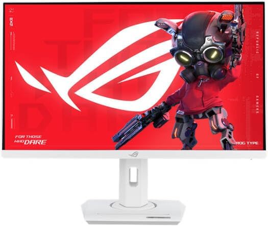 ASUS ROG Strix XG27ACS-W Gaming Monitor – 27", 2560x1440 QHD, 180Hz, 1ms Response, DisplayPort + HDMI + USB-C, White