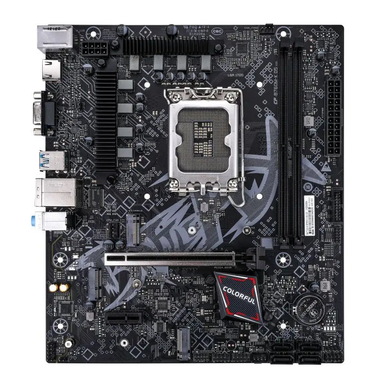 Colorful BATTLE-AX B760M-K D5 V20 Micro-ATX Motherboard – Intel B760, LGA 1700, DDR5, PCIe 5.0, M.2 Slots, High-Performance Gaming & Productivity Board