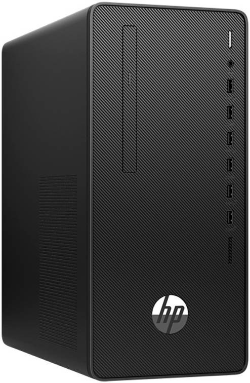 HP 290 G4 Microtower PC Bundle, 10th Gen Intel Core i5 10400 Processor, 4GB RAM, 1 TB HDD, Integrated Intel UHD Graphics USB Wred KBD/Optical Mouse, DVD-WR, DOS, Black | 5L4S0ES#BH5