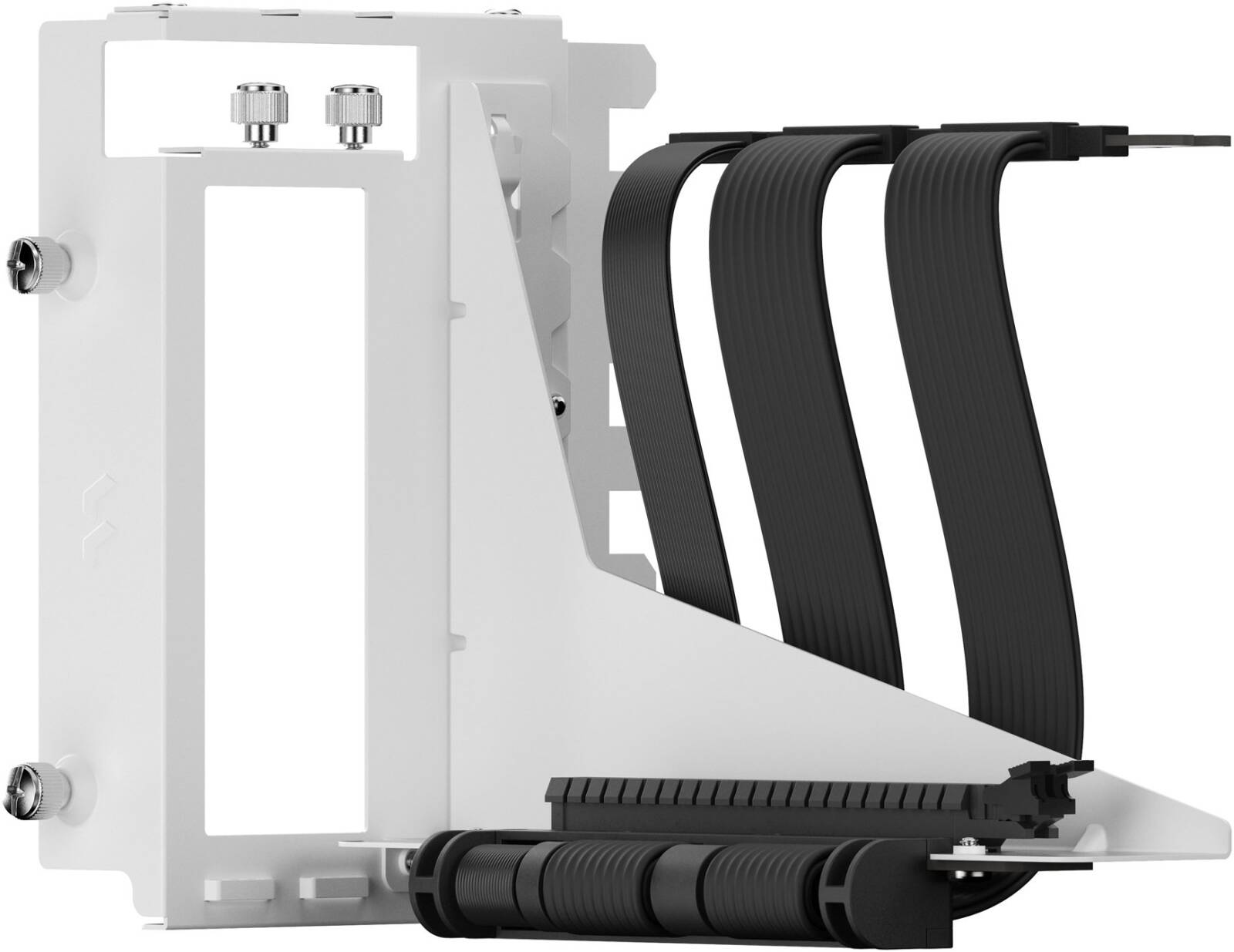 Fractal Design Flex 2 PCIe 4.0 White Mount Kit – Vertical GPU Mount for Stylish Display & Optimal Cooling