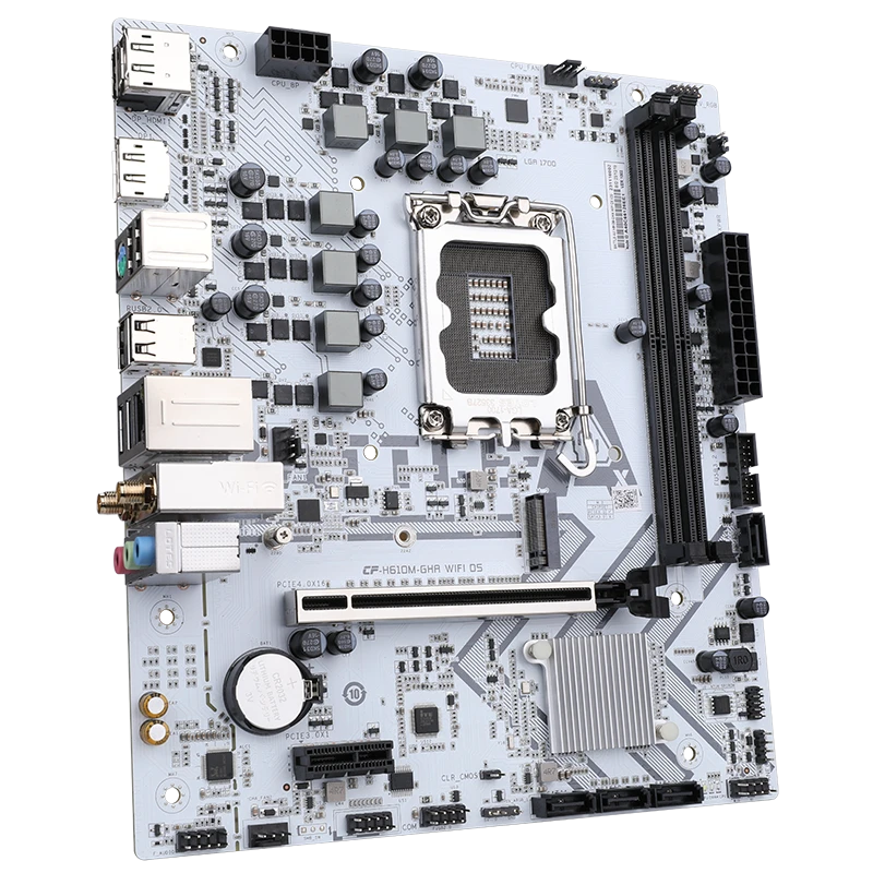Colorful BATTLE-AX H610M-GHA WIFI D5 V20 Micro-ATX Motherboard – Intel H610, LGA1700, DDR5, PCIe 4.0, M.2 Slots, WiFi 6, High-Performance Gaming Board