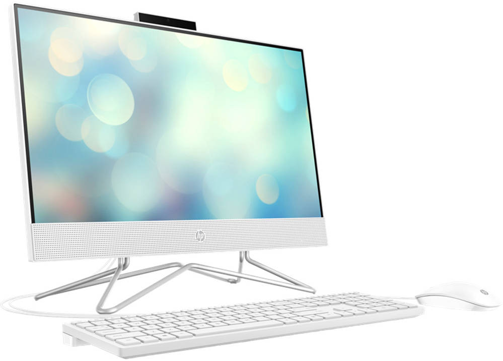 HP Al-In-One PC 27-CB1155NH, 27" FHD Non Touch Display, Intel i7-1255U Processor, 8GB RAM, 512GB SSD, Intel Iris X? Graphics, Free DOS, Wired Keyboard & Mouse, WHITE | 79Q95EA#BH5