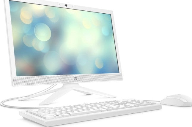 HP 21B-0038NH AIO 20.7" Non Touchscreen PC, 1920 x 1080 Resolution, 10th Gen Intel Core i3-1005G1, UHD Graphics, 4GB RAM, 1TB SATA HDD, Webcam, DOS, White | 21B-0038NH