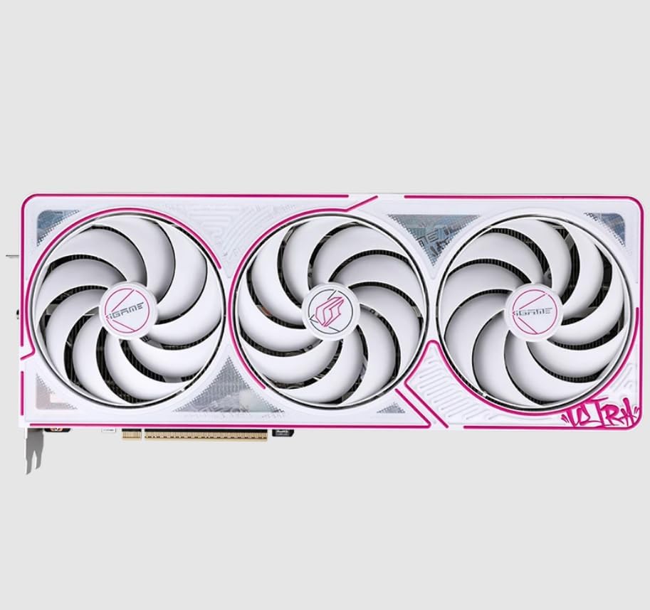 Colorful iGame GeForce RTX 5070 Ti Ultra W OC 16GB-V GDDR7 Graphics Card – 256-bit, DLSS 3.5, Ray Tracing, Triple Fan Cooling, RGB Lighting, HDMI 2.1 & DisplayPort 2.1 – High-Performance Gaming GPU