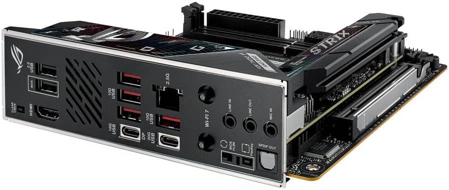 ASUS ROG Strix B850-I Gaming WiFi Mini-ITX Motherboard – AMD AM5 Socket, B850 Chipset, PCIe 5.0, Wi-Fi 6E