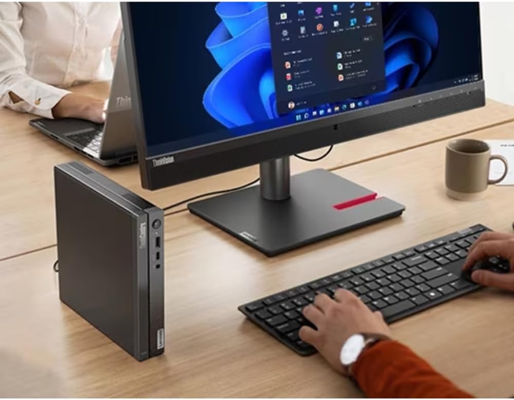 Lenovo ThinkCentre Neo 50q Gen 4 Tiny Mini PC, Intel Core i5-13420H, 8GB SO-DIMM RAM, 512GB SSD, Integrated Intel UHD Graphics, FreeDOS, Black | 12LN003PGP