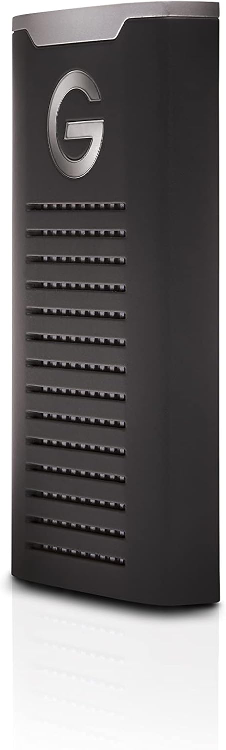 SanDisk Professional G‑DRIVE SSD 500 GB – Portable Ultra‑Rugged External NVMe SSD with USB‑C / USB 3.2 Gen2, Up to 1 050 MB/s Read, IP67 Dust & Water Resistant