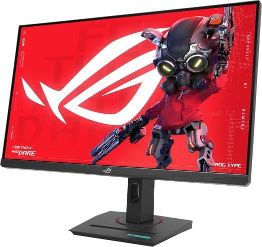 ASUS ROG Strix XG27ACG Gaming Monitor – 27", 2560x1440 QHD, 180Hz, 1ms Response, DisplayPort + HDMI + USB-C, Black