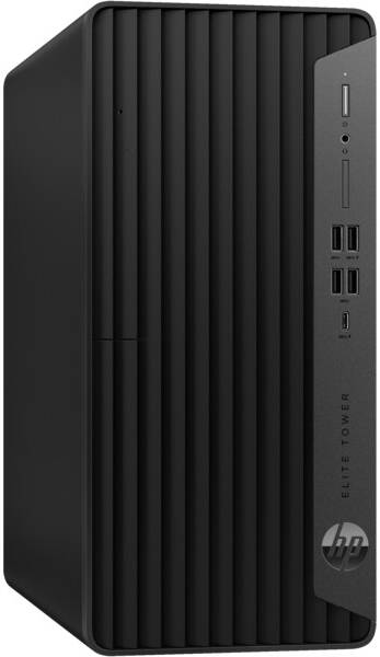 HP Elite Tower 800 G9 Desktop Computer, Intel Core i7-12700 Processor, 8GB DDR5 RAM, 512GB SSD Storage, Intel UHD Graphics 770, HP 125 Wired English Keyboard & Mouse, FreeDOS, Black | A28HKPA