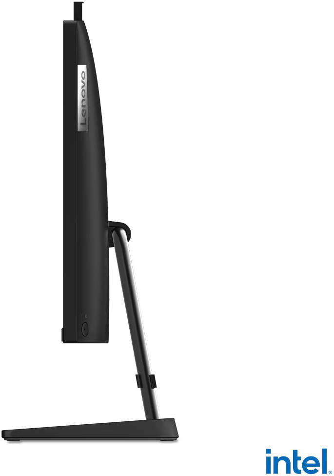 Lenovo IdeaCentre AIO 3 27IAP7 Desktop PC, 27" FHD IPS, Intel Core i5-1240P, 8GB RAM, 512GB SSD, NVIDIA GeForce MX550 2GB, Calliope Wireless ENG-ARB KB & Wireless Mouse, DOS, Black | F0GJ003AAX