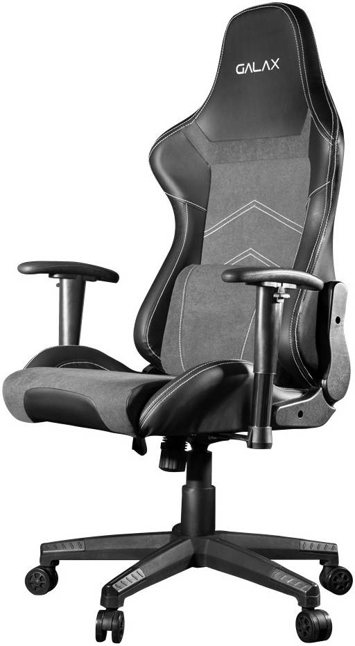 GALAX GC-04 Gaming Chair – 340 mm Nylon Base, 100 mm Class-3 Gas Lift, 90°-180° Recline, 2D Adjustable Armrests, Up to 170 kg Load