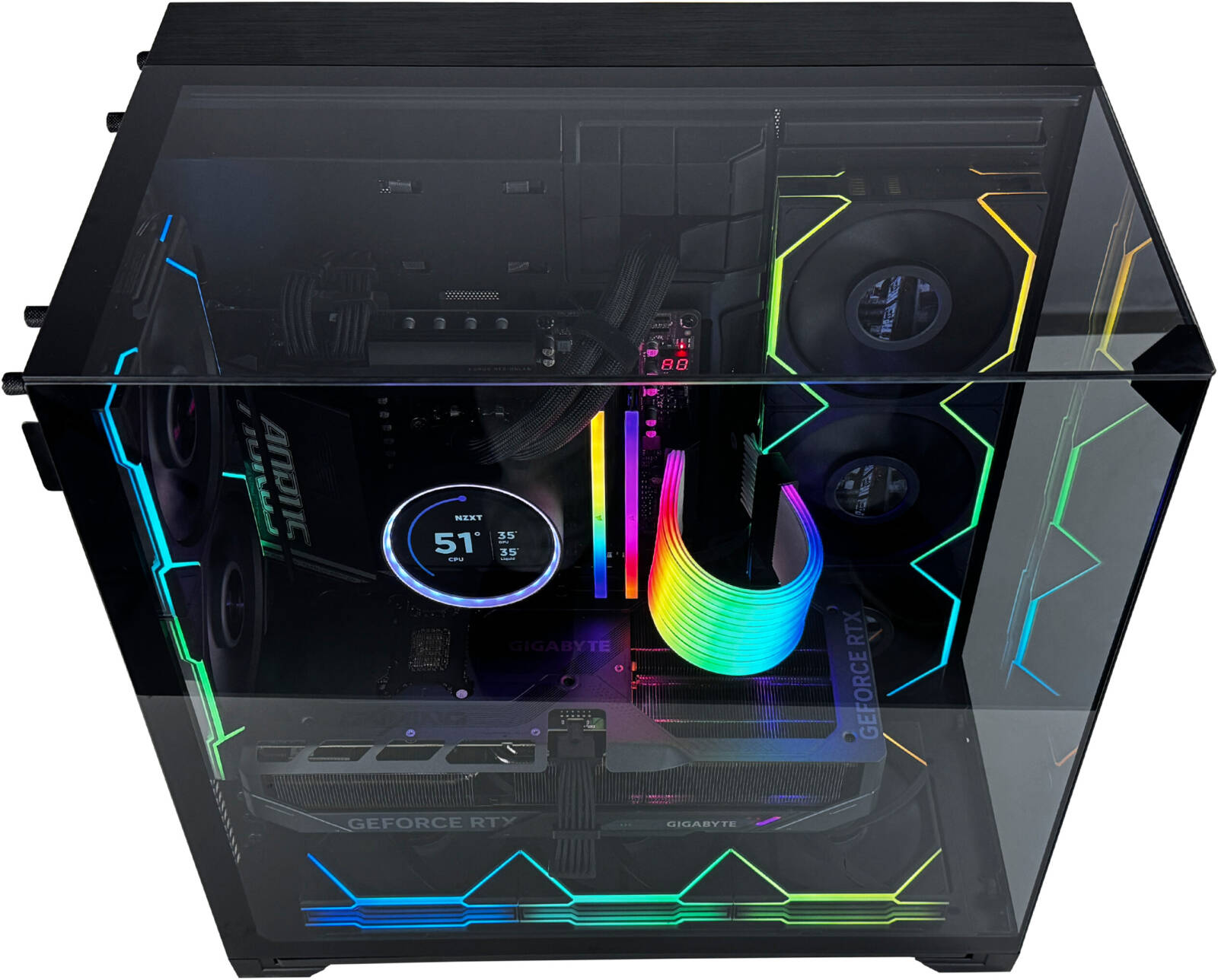 Crystal Gaming PC - AMD Ryzen 9 9950X3D 16 Cores 32 Threads, NVIDIA RTX 5080 16GB, 32GB DDR5 RAM 6000MHz, 1TB SSD Gen 5, 850W 80 PLUS PSU, 360mm Liquid CPU Cooler, Wi-Fi + BT