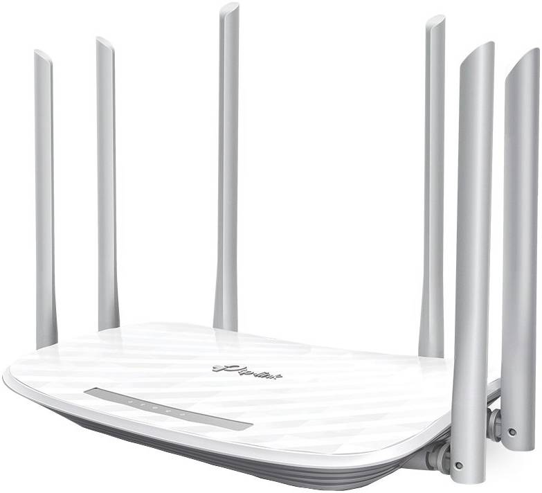 TP Link Archer C86 AC1900 Wireless MU-MIMO Wi-Fi Router, Dual-Band, 2.4GHz (600Mbps) & 5GHz (1300Mbps), 3x3 MU-MIMO, One Mesh Supported, Beamforming, 6x Antennas, White | Archer C86