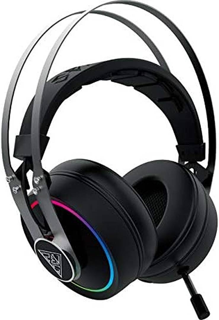 GAMDIAS HEBE P1A Gaming Headset – RGB LED, 50mm Drivers, Noise-Cancelling Microphone, Comfortable Over-Ear Design for PC & Console