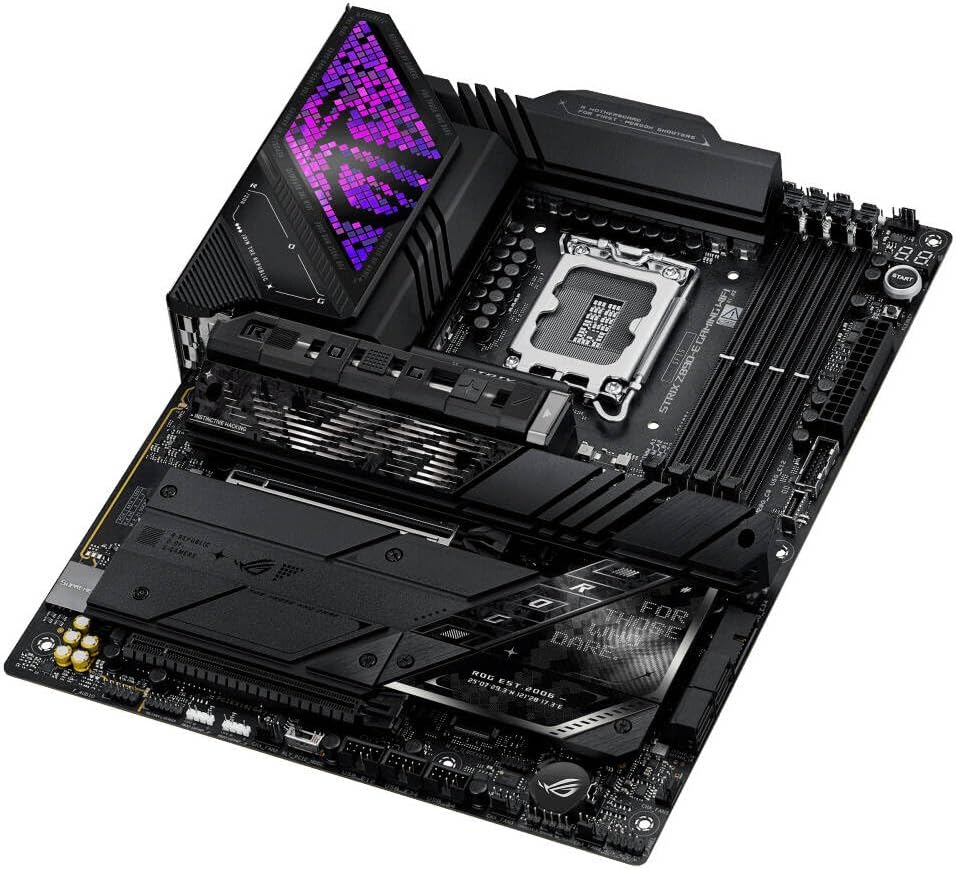 ASUS ROG Strix Z890-E Gaming WiFi Motherboard – LGA 1851 Socket, Z890 Chipset, Thunderbolt 4, ATX