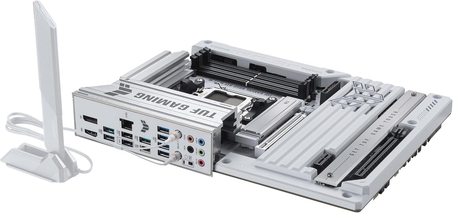 ASUS TUF Gaming B850-BTF WiFi Motherboard – AMD AM5 Socket, B850 Chipset, USB 20G, Wi-Fi 7, Aura Sync RGB, BTF