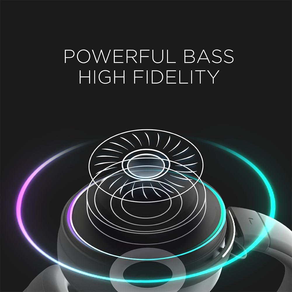 GALAX HOF Maestro H1 Matte Black Gaming Headset – USB & 3.5 mm Wired, Virtual 7.1 Channel Surround, 50 mm Drivers, Uni-Directional Noise-Cancelling Mic, Halo RGB Lighting