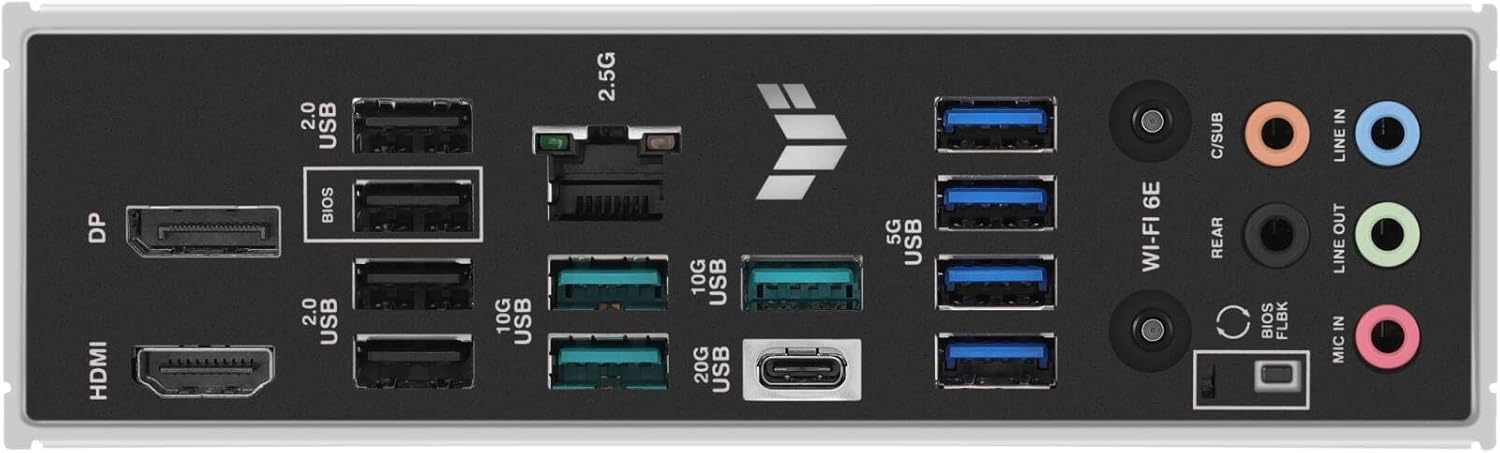 ASUS TUF Gaming B850M-PLUS Motherboard – AM5 Socket, B850 Chipset, USB 20G, Aura Sync RGB