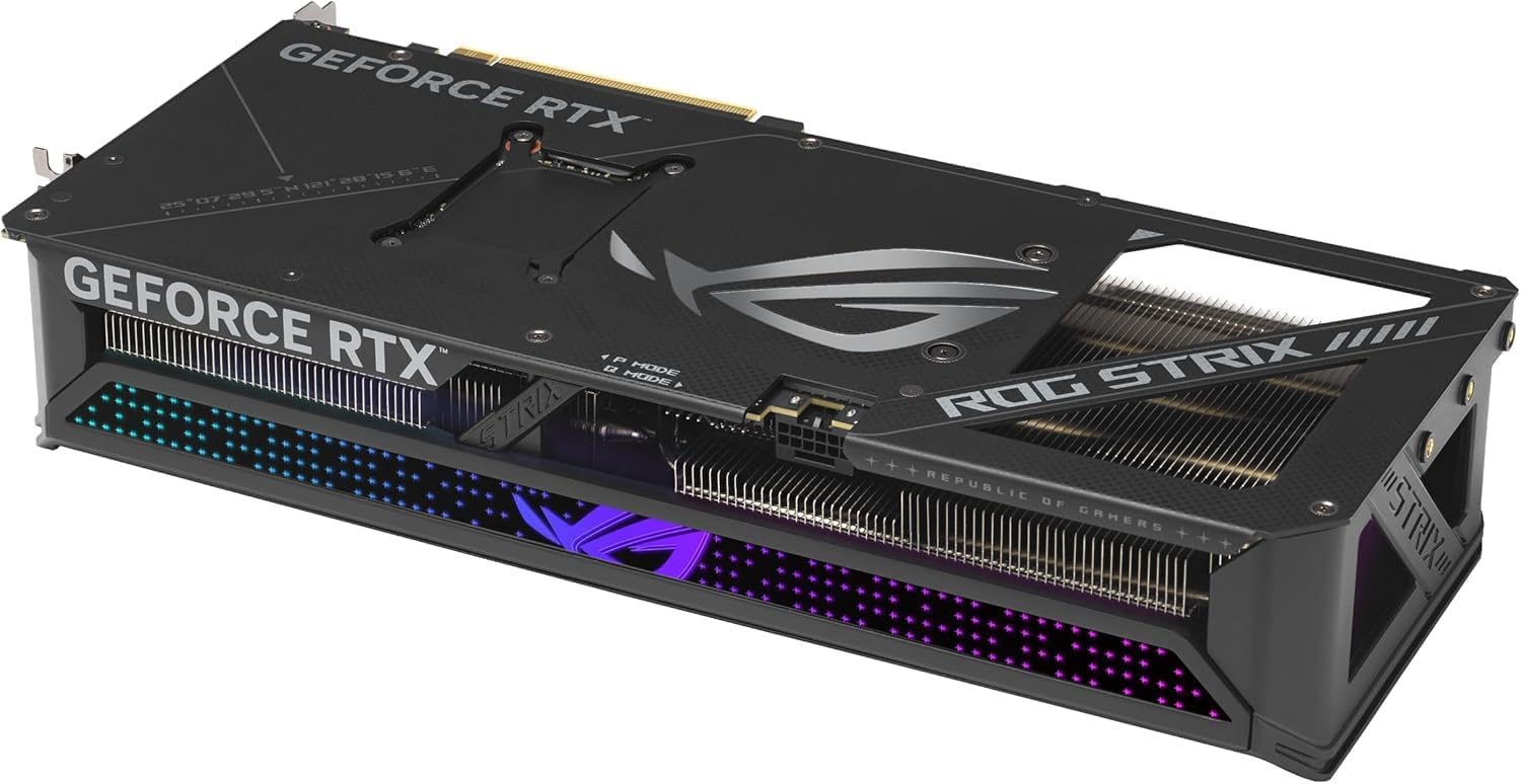 ASUS ROG Strix GeForce RTX 5070 Overclocked Edition Gaming Graphics Card – 12GB GDDR6, PCIe 4.0, Dual Fan Cooling, Ray Tracing, Aura Sync