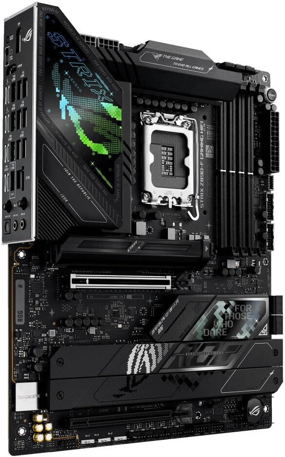 ASUS ROG Strix Z890-F Gaming WiFi Motherboard – LGA 1851 Socket, Z890 Chipset, USB 3.2 Gen 2, ATX